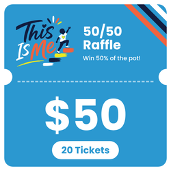 50/50 Raffle Tickets - 20 tickets
