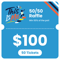50/50 Raffle Tickets - 50 tickets